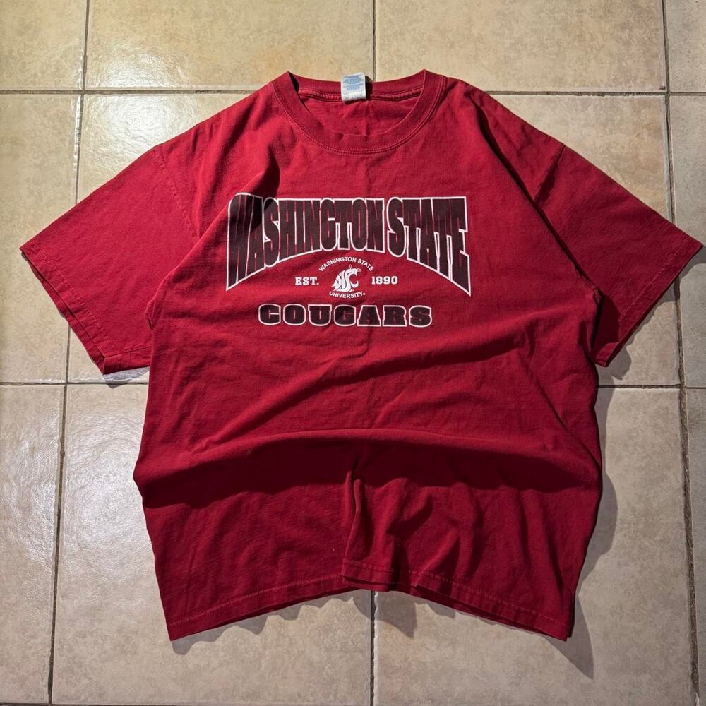 Y2k washington state cougars cotton shirt Size XL in Mens